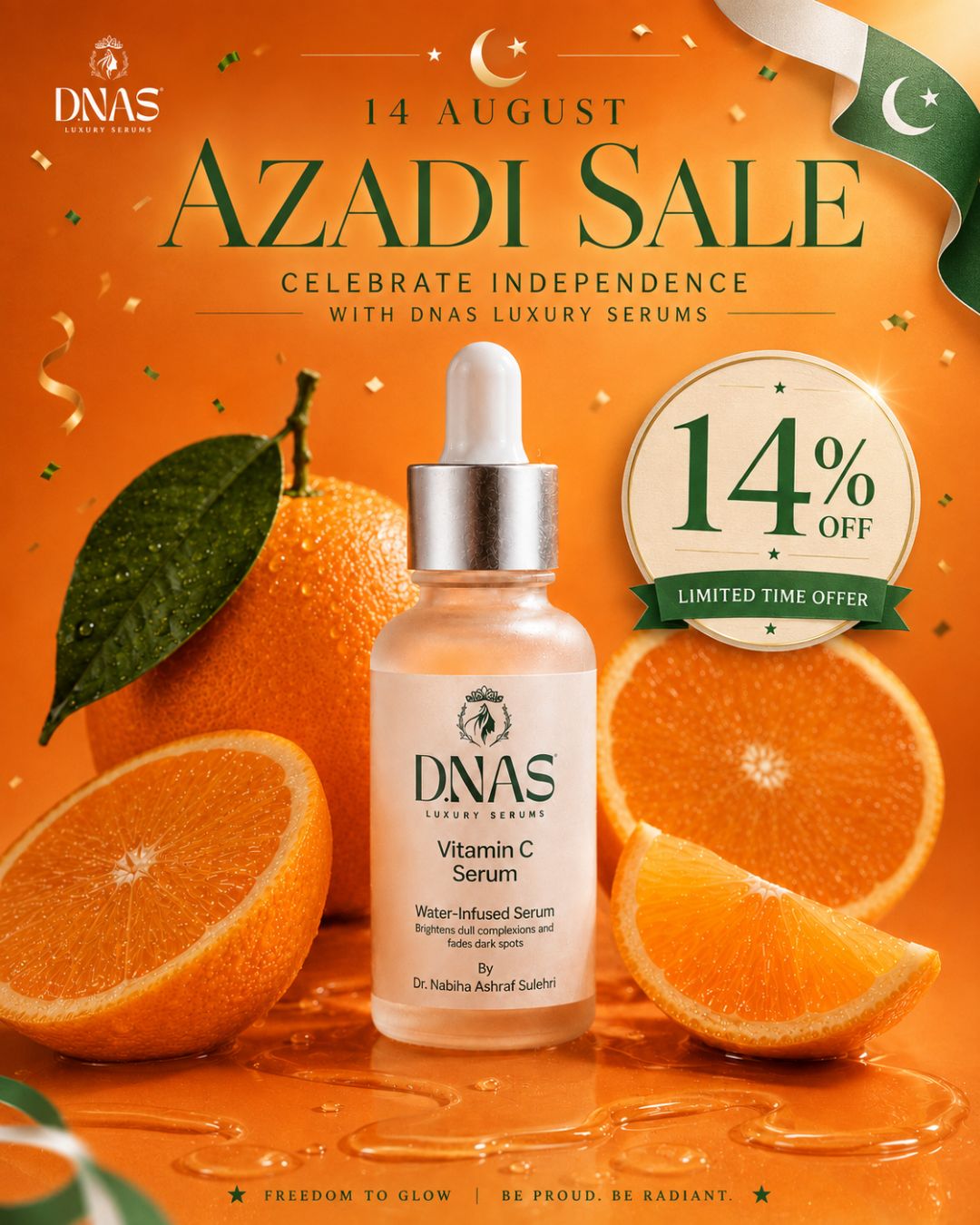 D.NAS Vitamin C Serum – Brightening & Glow Serum