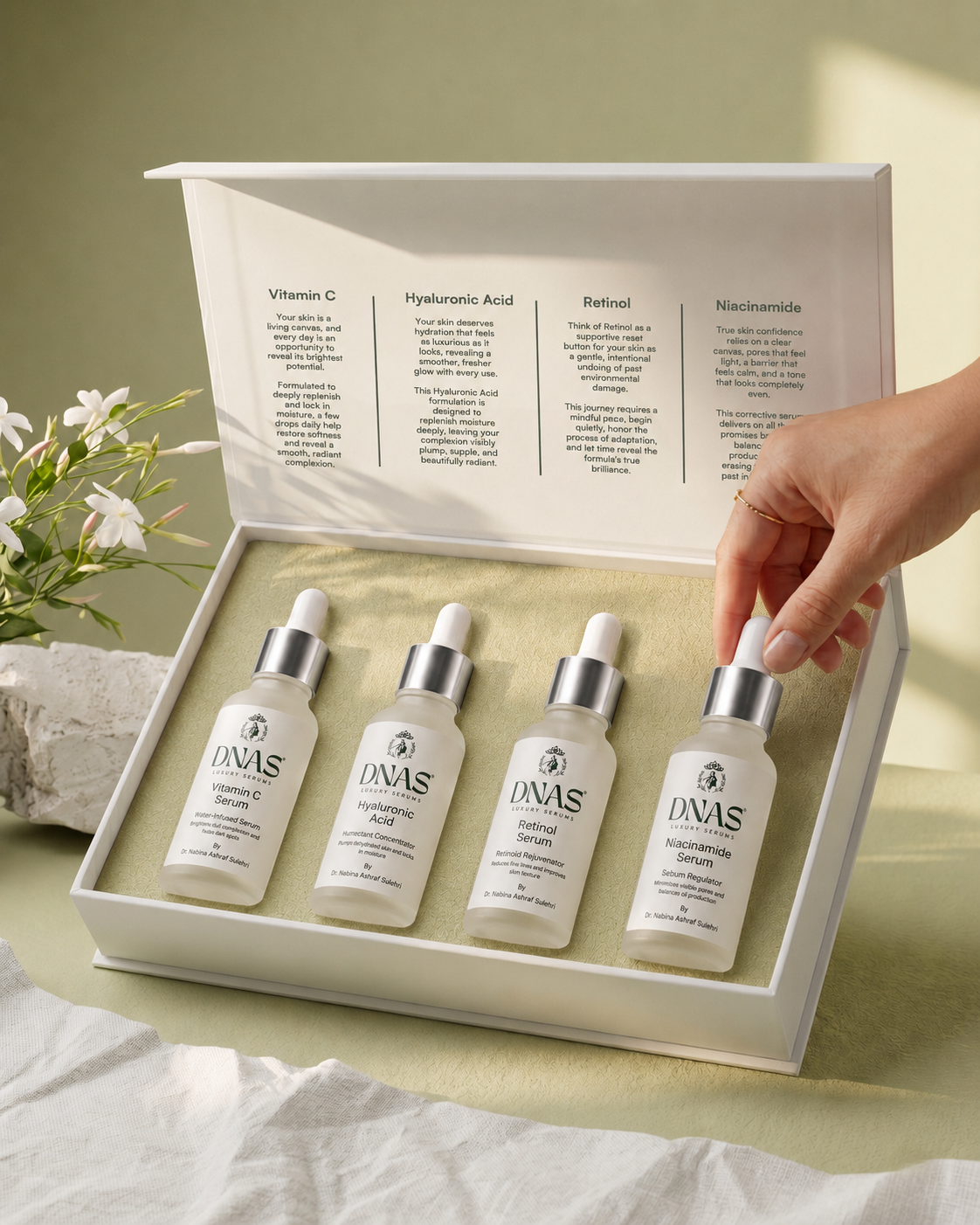 D.NAS Luxury Serum Collection: The Ultimate Glow Set