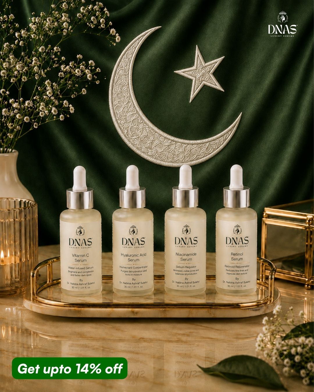D.NAS Luxury Serum Collection: The Ultimate Glow Set