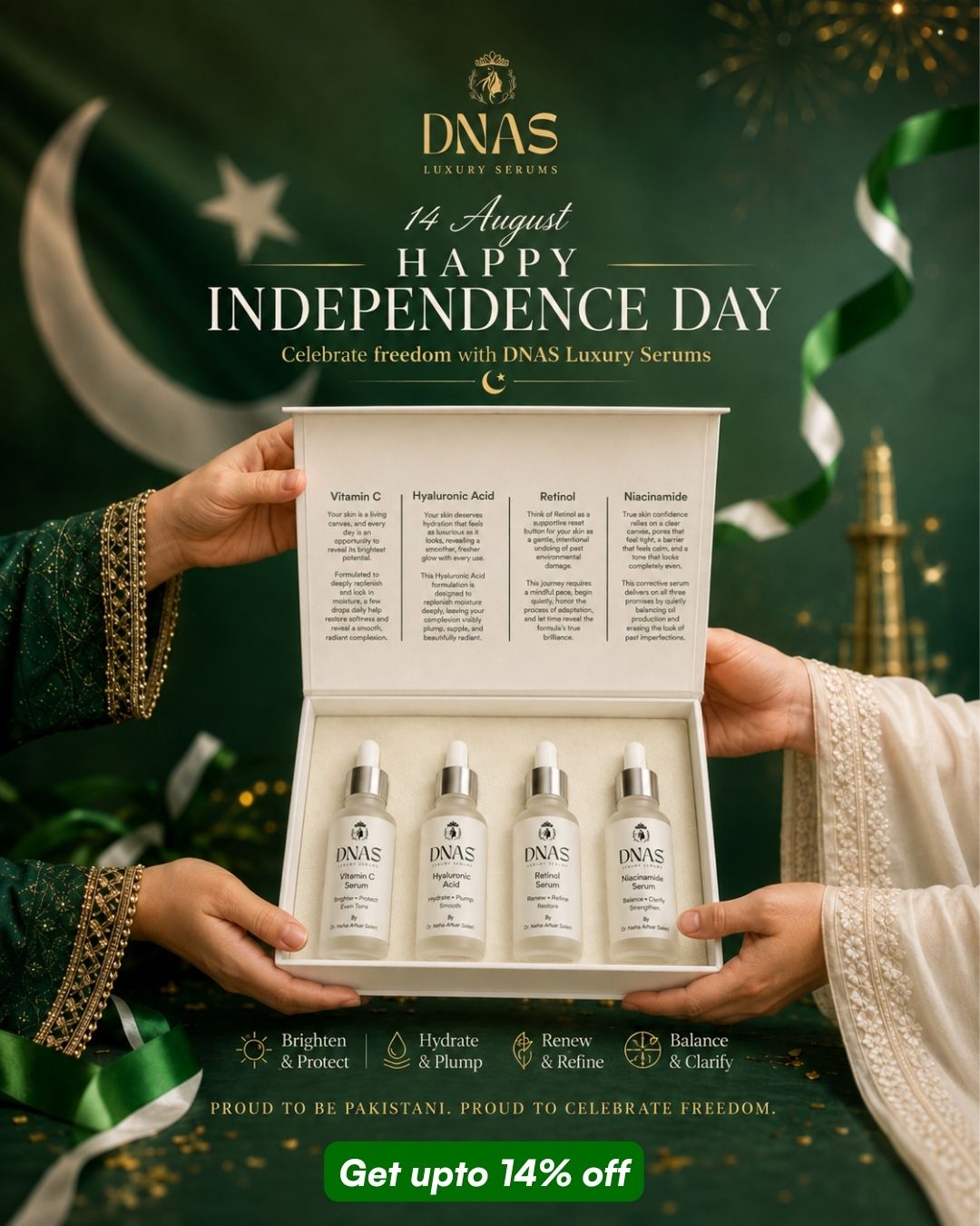 D.NAS Luxury Serum Collection: The Ultimate Glow Set