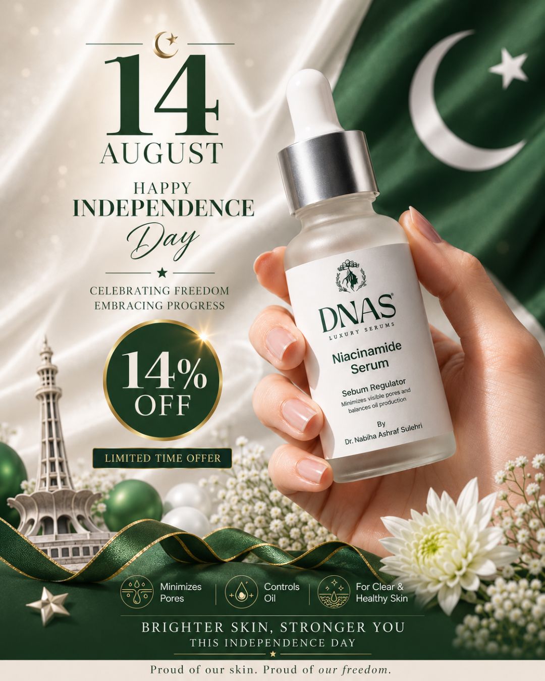 D.NAS Niacinamide Serum – Pore Care & Brightening Serum